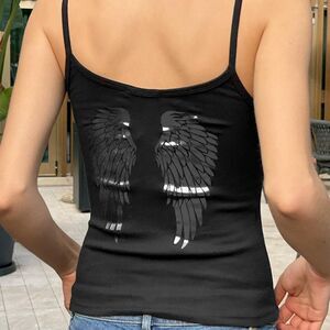 Subdued Women's Black Tank Top